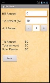 game pic for Tip Calculator Mx Free